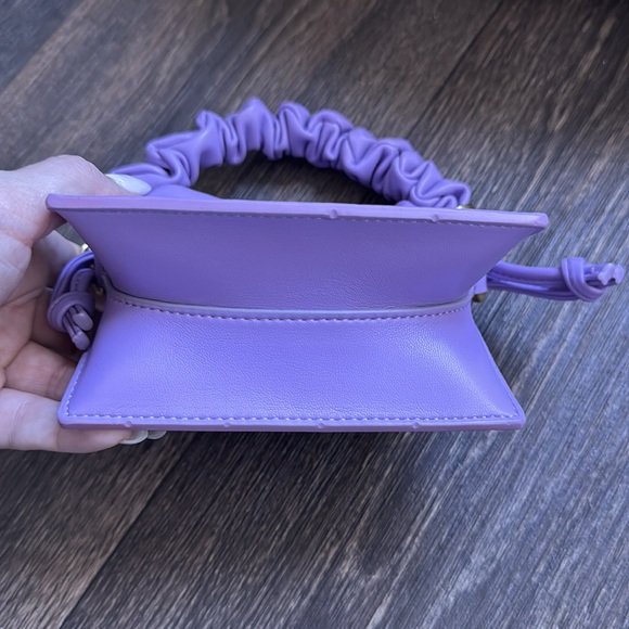 Mini Drawstring Handbag - Purple - Picture 4 of 7